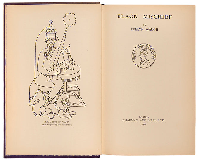 A fine copy of the signed limited first edition of the third novel by Evelyn Waugh, which established him as a master satirist. Rare in dust-jacket.