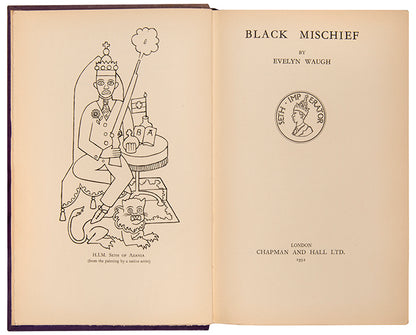 A fine copy of the signed limited first edition of the third novel by Evelyn Waugh, which established him as a master satirist. Rare in dust-jacket.