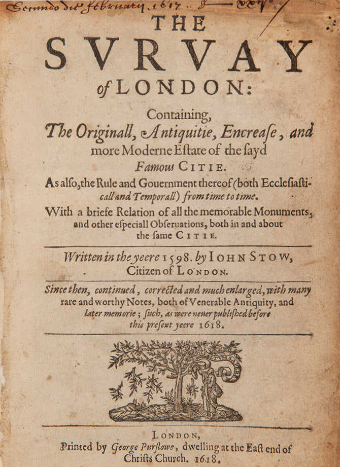 John Stow's exhaustive and invaluable record of Elizabethan London
