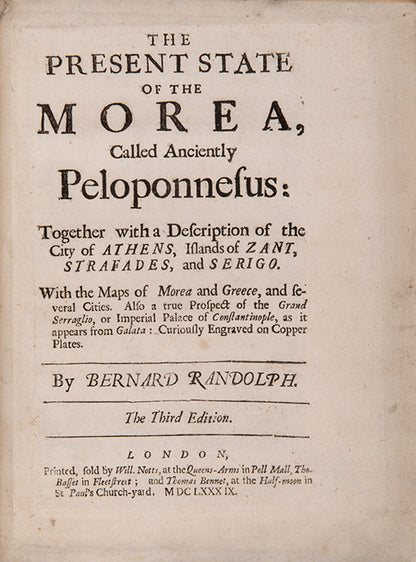 the port cities of the Peloponnese. He followed this with a longer work, in which he interwove his own travels with descriptions of trading conditions