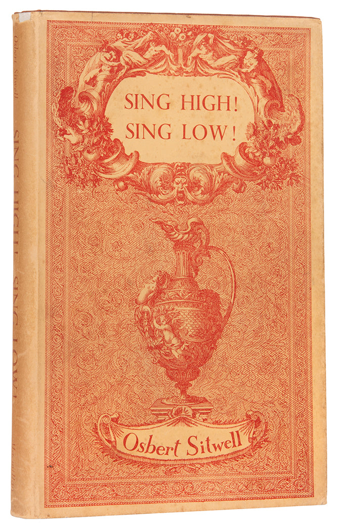 First edition of Osbert Sitwell's Sing High! Sing Low! with the dustjacket.