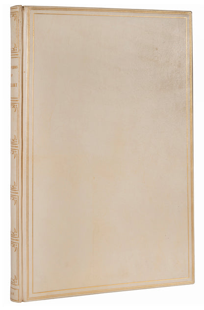 A very fine publication on hand made paper and specially bound by sangorski and sutcliffe, the poems of nizami, 1928.