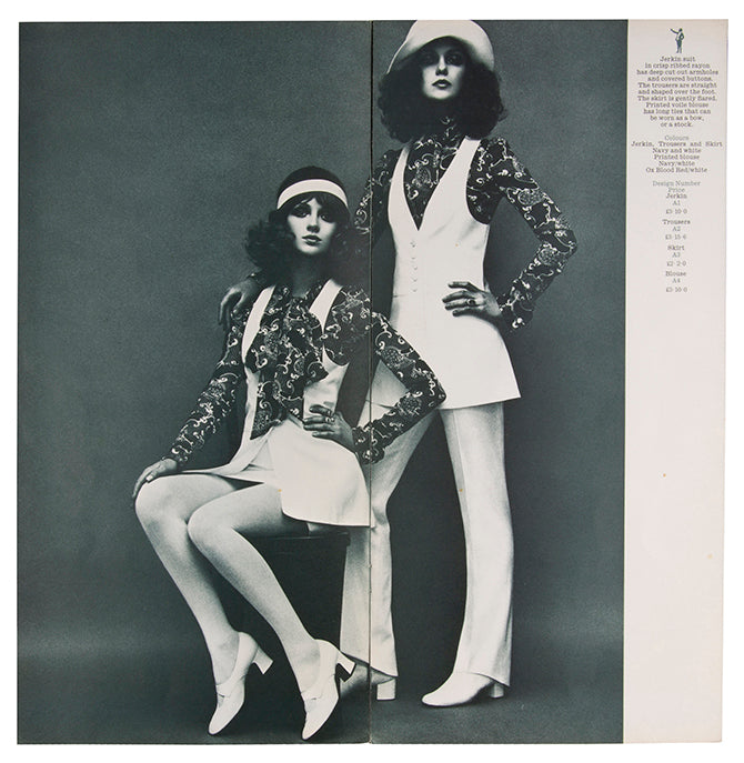 a quintessential record 60's designs. Must haves for not only students of fashion, but also for those who were there and can't remember it!
