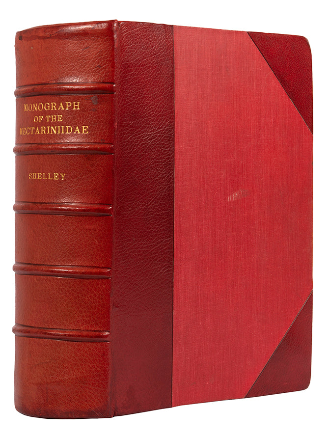 first edition of this important monograph, one of 250 copies only. Amongst the most beautiful of bird monographs, the Nectariniidae illustrates 138 species