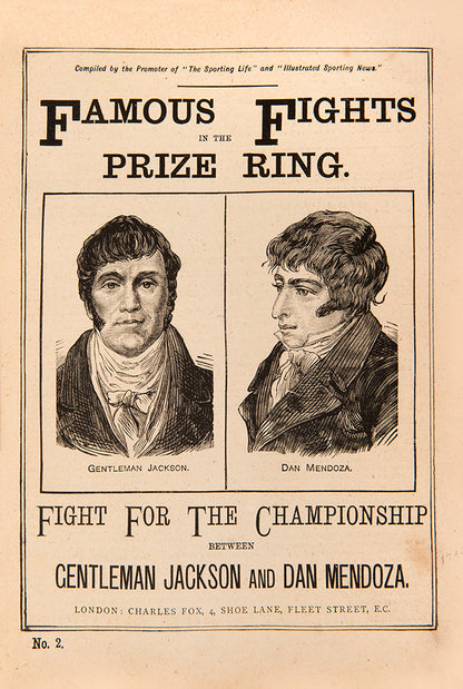 Publisher's complete grouping of 36 issues of Famous Fights in the Prize Ring, this very obscure bare-knuckle boxing history<br />