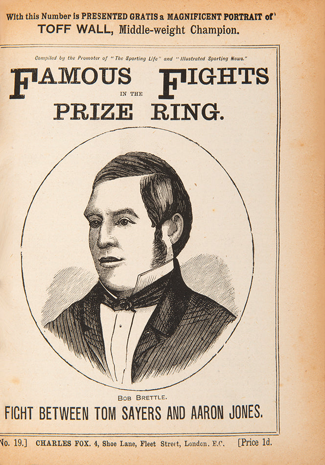 Publisher's complete grouping of 36 issues of Famous Fights in the Prize Ring, this very obscure bare-knuckle boxing history<br />