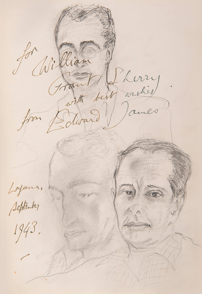 Presentation copy of The Bones of My Hand by Edward James, inscribed by the author to William Grant Sherry.