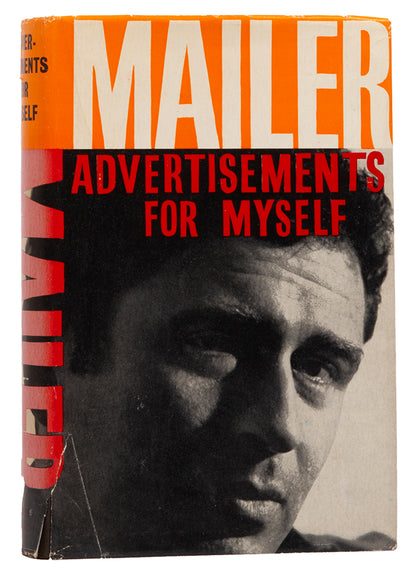 A fine association copy of Advertisements for Myself, signed by Norman Mailer to the front free endpaper.