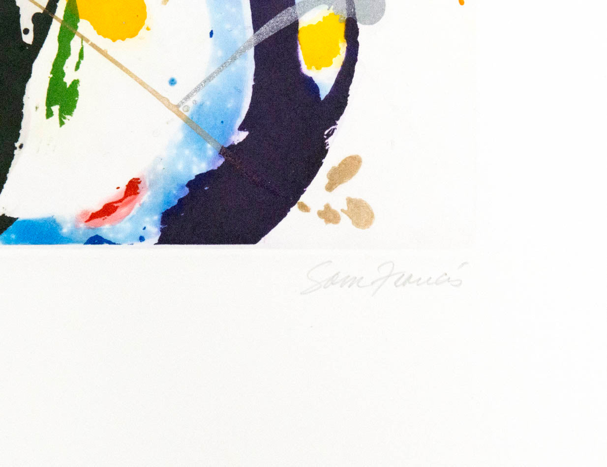 Sam Francis, Untitled SFE 018, 1991, Aquatint in colours, 1991, on wove paper, signed and numbered from the edition