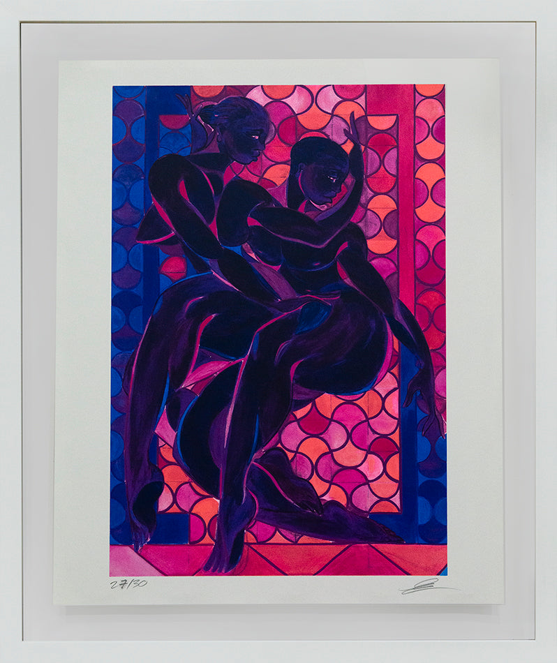 Tunji Adeniyi Jones, Pattern Makers, edition of 30, 2020, Coventry Rag paper, signed in pencil, screenprint
