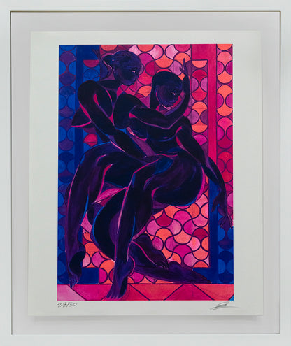 Tunji Adeniyi Jones, Pattern Makers, edition of 30, 2020, Coventry Rag paper, signed in pencil, screenprint