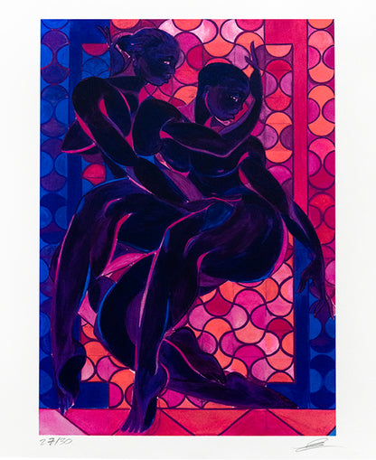 Tunji Adeniyi Jones, Pattern Makers, edition of 30, 2020, Coventry Rag paper, signed in pencil, screenprint