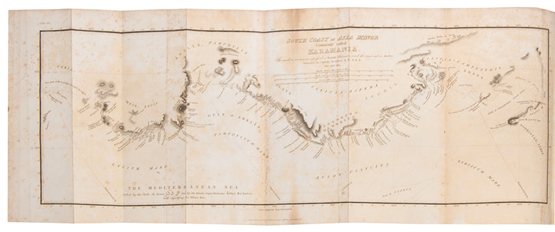 In 1810 Beaufort was appointed senior officer at Smyrna in command of the Frederickssteen; in August he began the survey of the south coast of Turkey