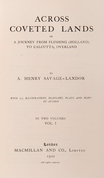 The account of a journey across Persia to Calcutta.