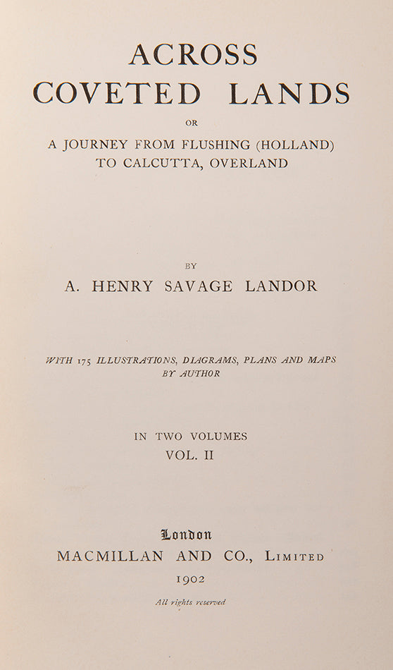 The account of a journey across Persia to Calcutta.