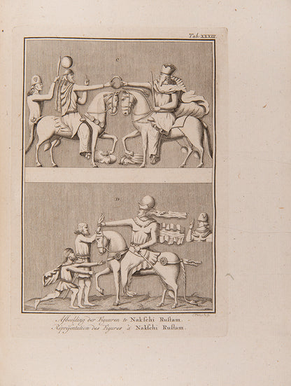Royal Danish Expedition (1761-1767) to the Middle East, Egypt, Persia and India, and the return journey. the first scientific expedition to this area. 
