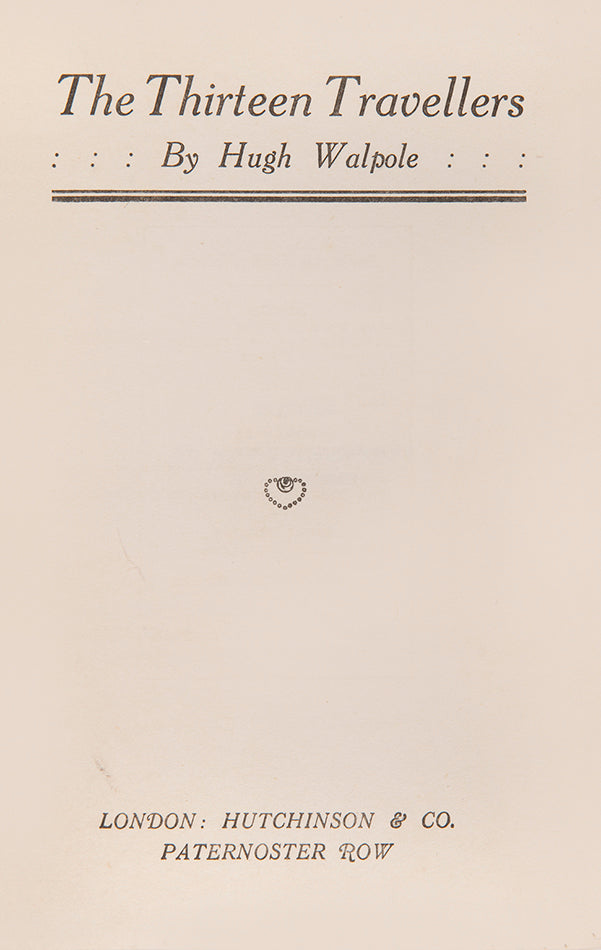 Manuscript dedication to the artist Sir Gerald Kelly (1797-1972): 'Some of these stories are failures completely...'