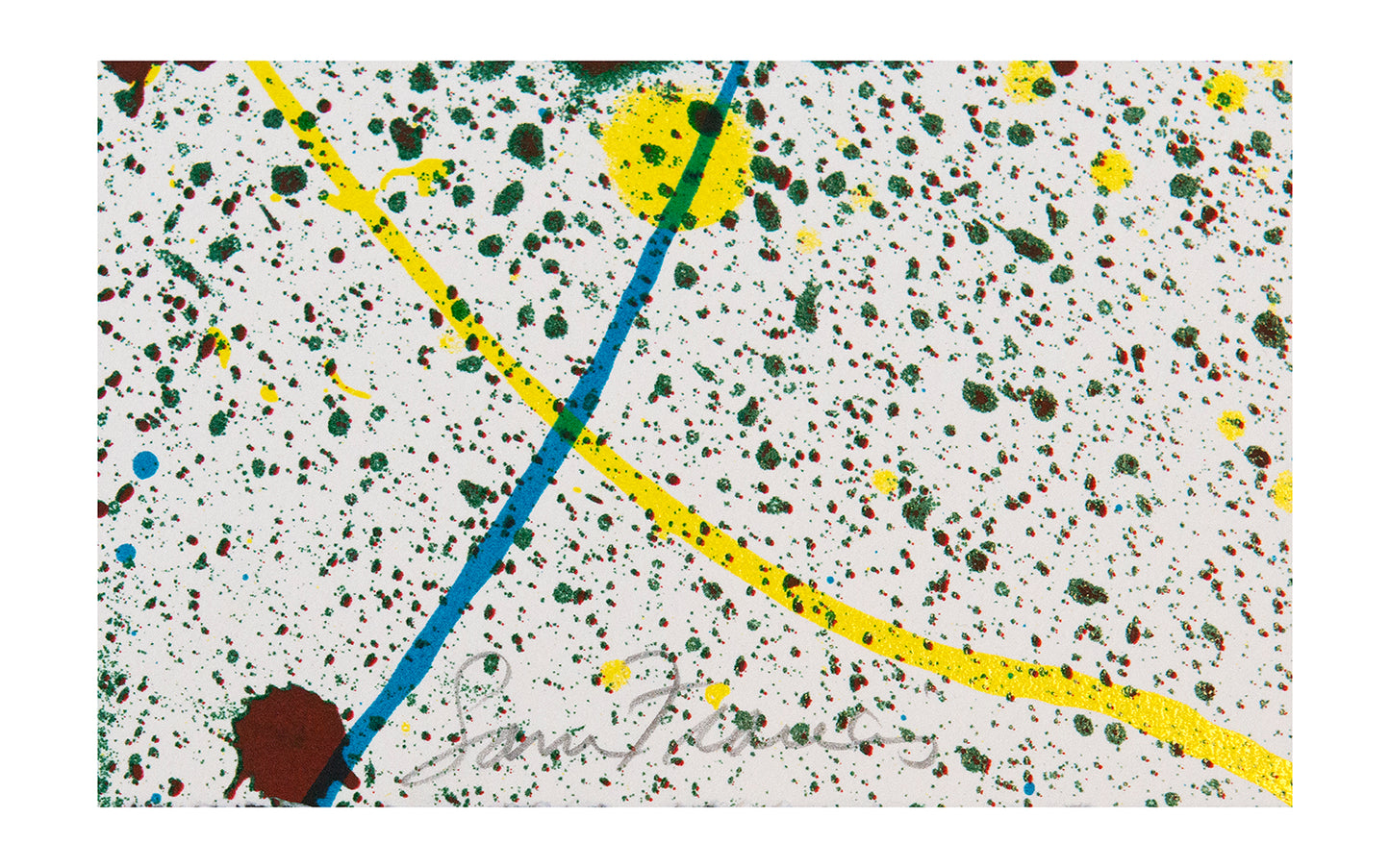 Sam Francis, For the Blue Sons of the Air, 1990, edition of 150, screenprint in colours, wove paper