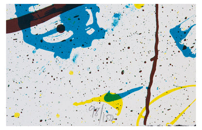 Sam Francis, For the Blue Sons of the Air, 1990, edition of 150, screenprint in colours, wove paper