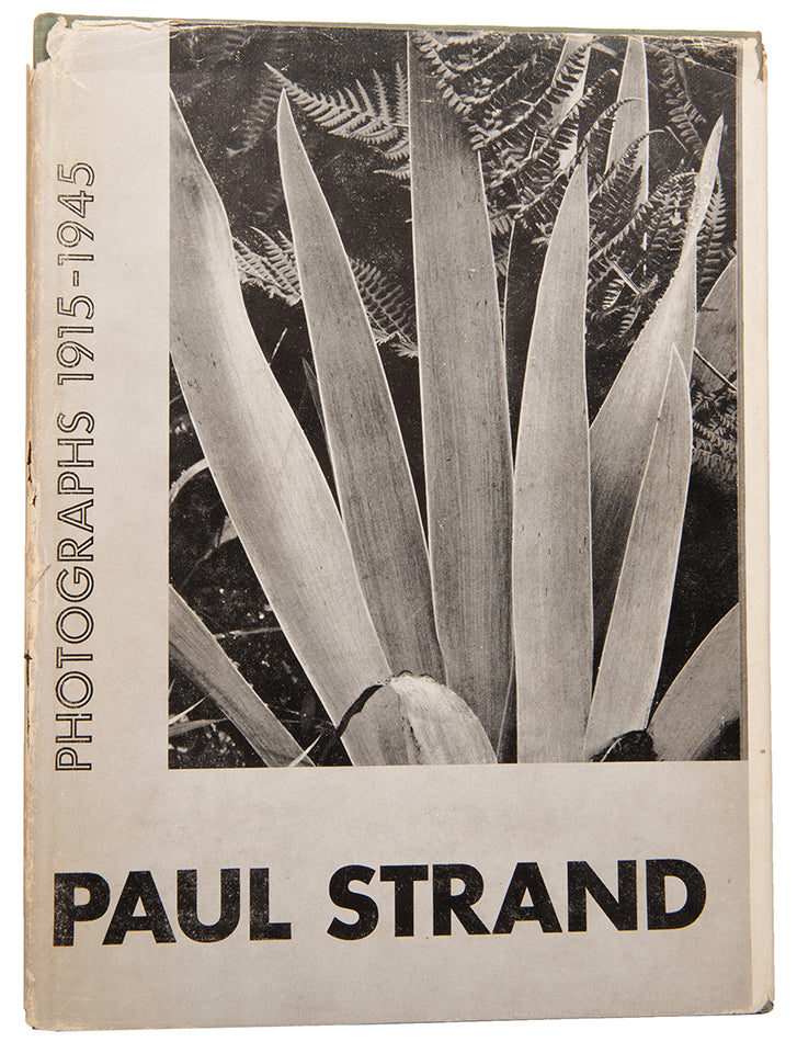 Inscribed presentation copy of the first edition of Paul Strand Photographs 1915-1945.