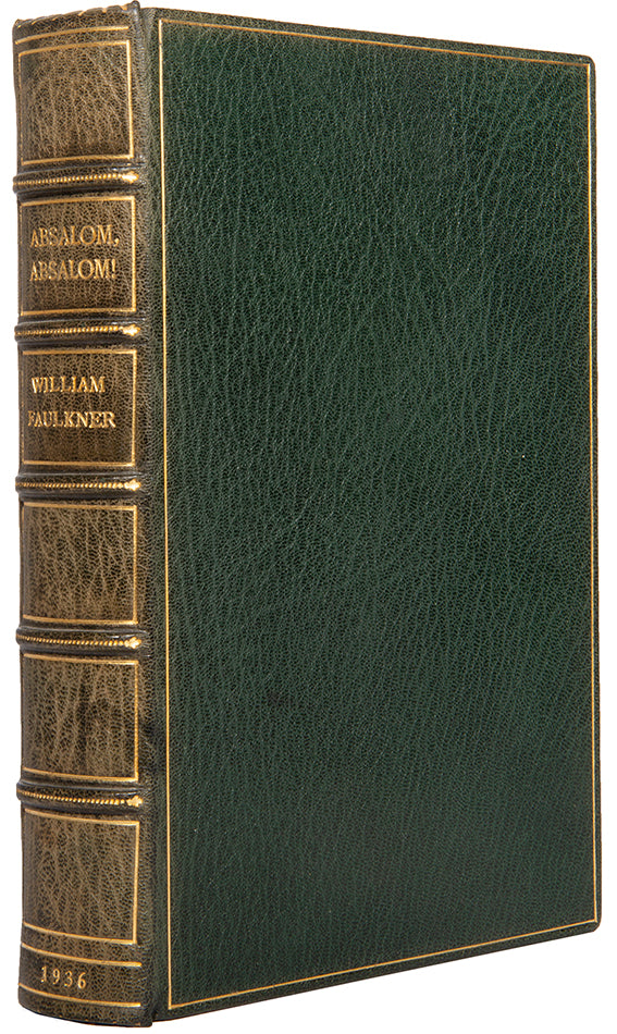 First UK edition of Absalom, Absalom by William Faulkner, finely bound.