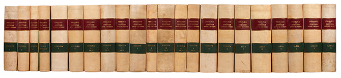 First edition, Italian text version, of Il Costume Antico e Moderno by Giulio Ferrario.