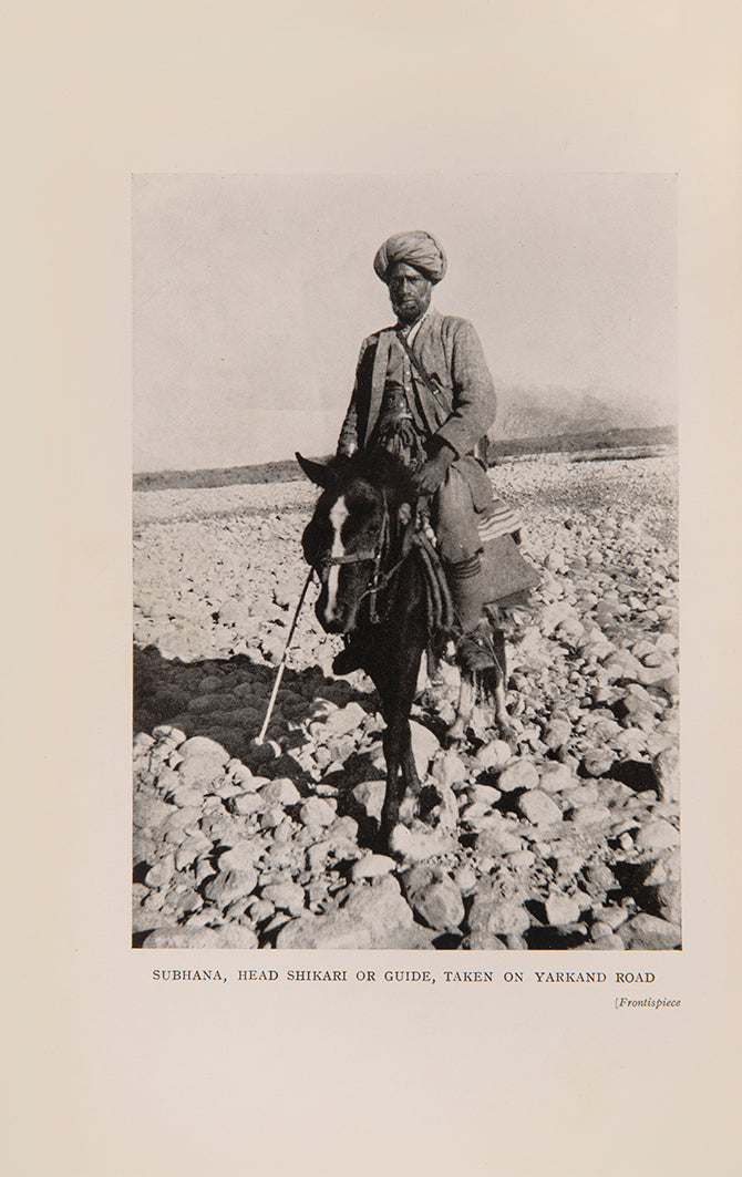 This scarce volume narrates an attempt to cross the Muztagh Pass in 1922.