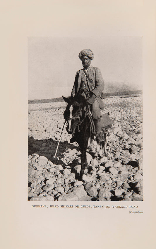 This scarce volume narrates an attempt to cross the Muztagh Pass in 1922.