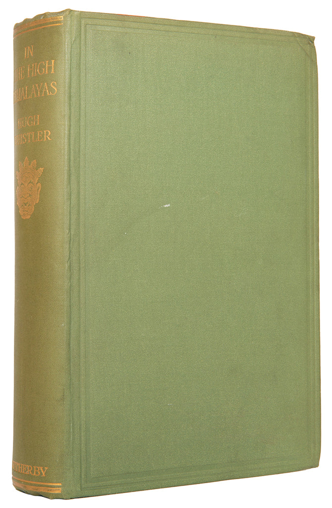 Whistler, a fellow of the Zoological Society and a serving member of the Indian (Imperial) police, spent much of his leave in the Himalayas north of Simla,