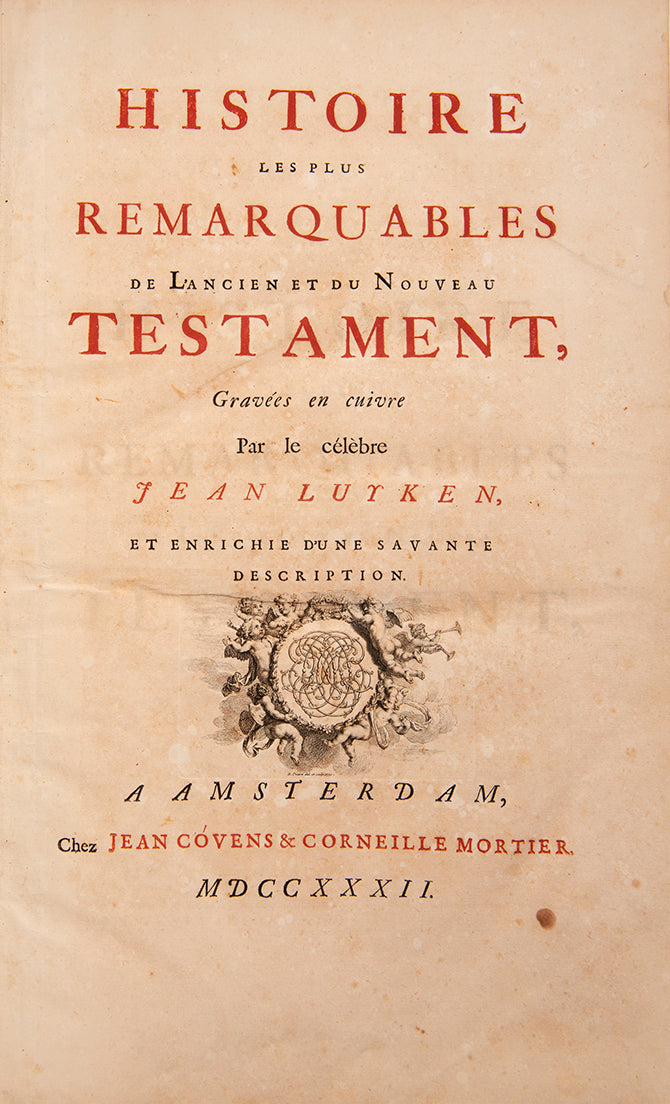 First French edition, illustrated throughout with engraved plates, maps, and illustrations by Jan Luyken (1649-1712).