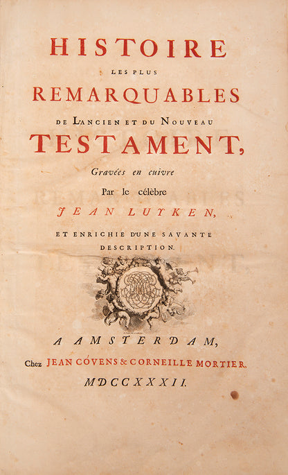 First French edition, illustrated throughout with engraved plates, maps, and illustrations by Jan Luyken (1649-1712).
