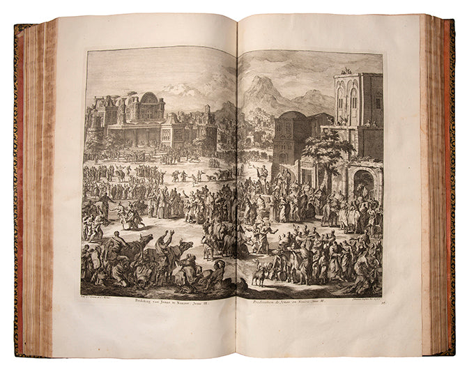 First French edition, illustrated throughout with engraved plates, maps, and illustrations by Jan Luyken (1649-1712).