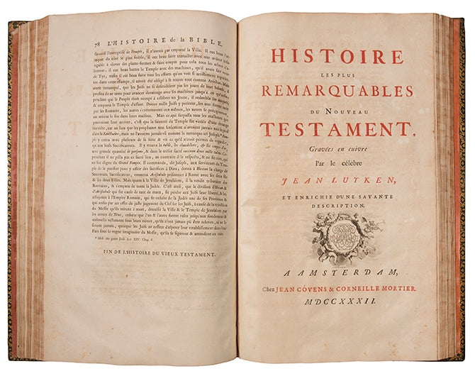 First French edition, illustrated throughout with engraved plates, maps, and illustrations by Jan Luyken (1649-1712).