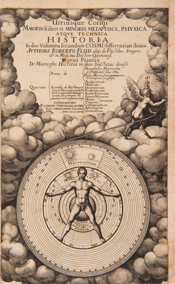 Utriusque Cosmi Maioris scilicet et Minoris metaphysica, physica atque technica Historia.