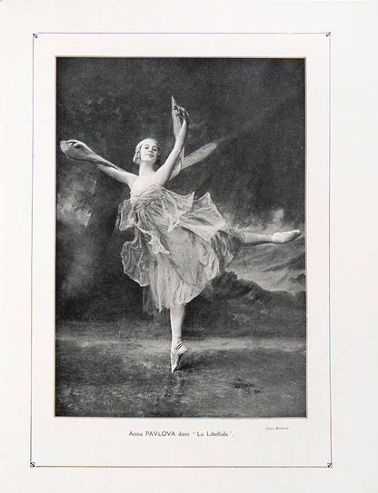 A scarce souvenir programme for a charity performance held by Pavlova for the benefit of Russian refugees and victims of WWI.