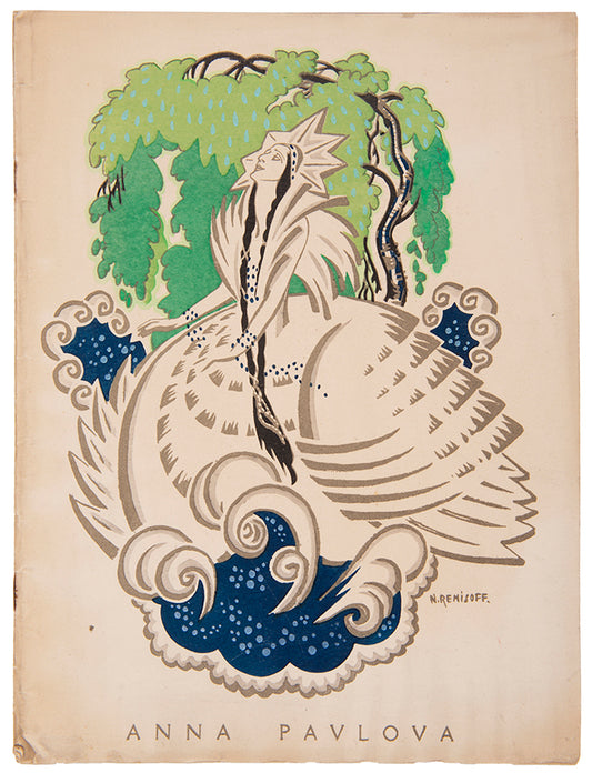 A scarce souvenir programme for a charity performance held by Pavlova for the benefit of Russian refugees and victims of WWI.
