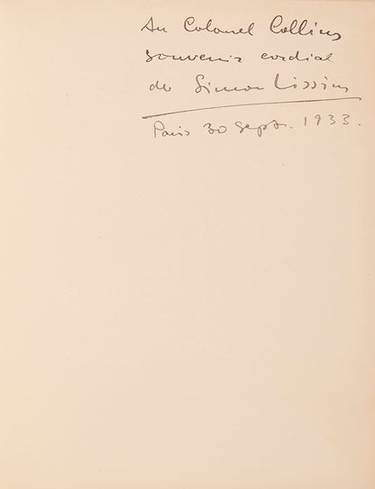 Presentation copy inscribed by the artist. 
