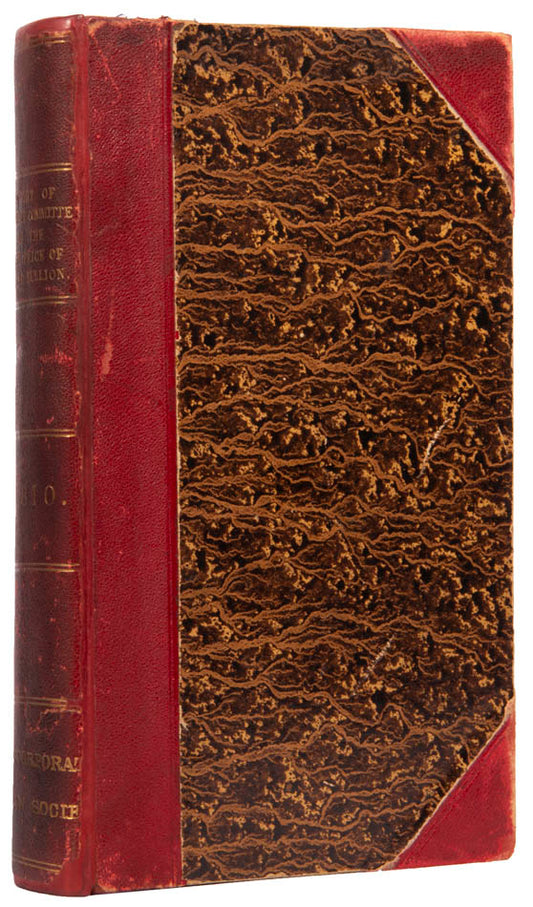 First trade edition of the Bullion Report, together with Minutes of Evidence, and Accounts from The Select Committee on the High Price of Gold Bullion.