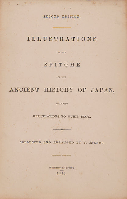 Richly illustrated work on the Ancient history of Japan (1878) by Norman McLeod in which the author seeks to prove a Jewish origin for the Japanese.