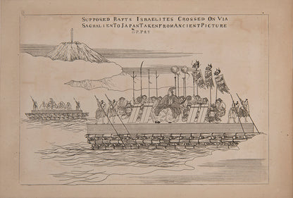 Richly illustrated work on the Ancient history of Japan (1878) by Norman McLeod in which the author seeks to prove a Jewish origin for the Japanese.