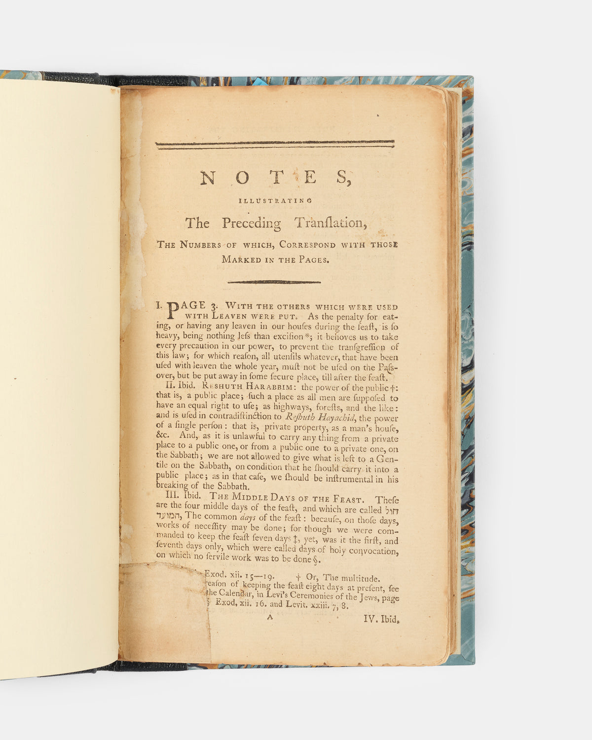 Combined Ashkenazic and Sephardic Haggadah published by David Levi, one of the pioneers of Jewish printing in London.
