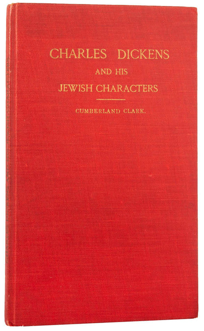 Autograph correspondence between Charles Dickens and Eliza Davis, concerning the Jewish characters in his novels.
