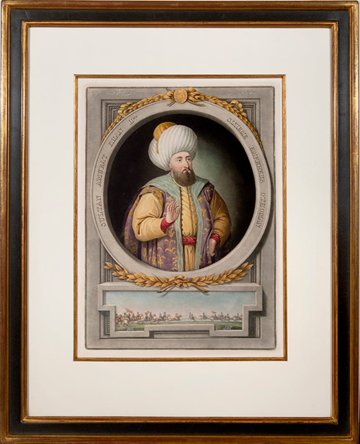 Portraits of the Turkish emperors from the series Recueil des Portraits des Empereurs Ottomans.