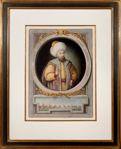 Portraits of the Turkish emperors from the series Recueil des Portraits des Empereurs Ottomans.