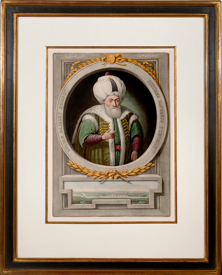 Portraits of the Turkish emperors from the series Recueil des Portraits des Empereurs Ottomans.