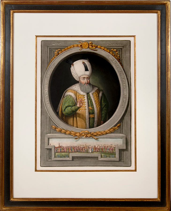 Portraits of the Turkish emperors from the series Recueil des Portraits des Empereurs Ottomans.