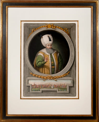 Portraits of the Turkish emperors from the series Recueil des Portraits des Empereurs Ottomans.