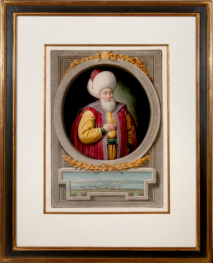 Portraits of the Turkish emperors from the series Recueil des Portraits des Empereurs Ottomans.