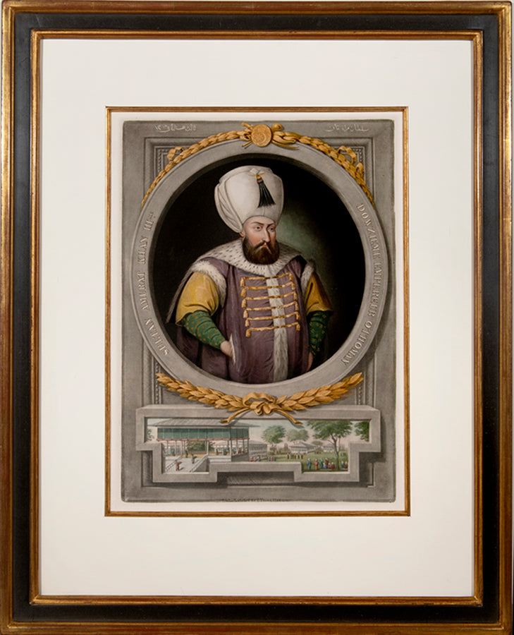 Portraits of the Turkish emperors from the series Recueil des Portraits des Empereurs Ottomans.