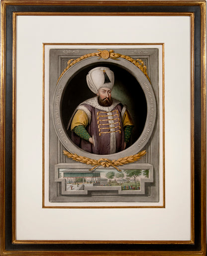 Portraits of the Turkish emperors from the series Recueil des Portraits des Empereurs Ottomans.